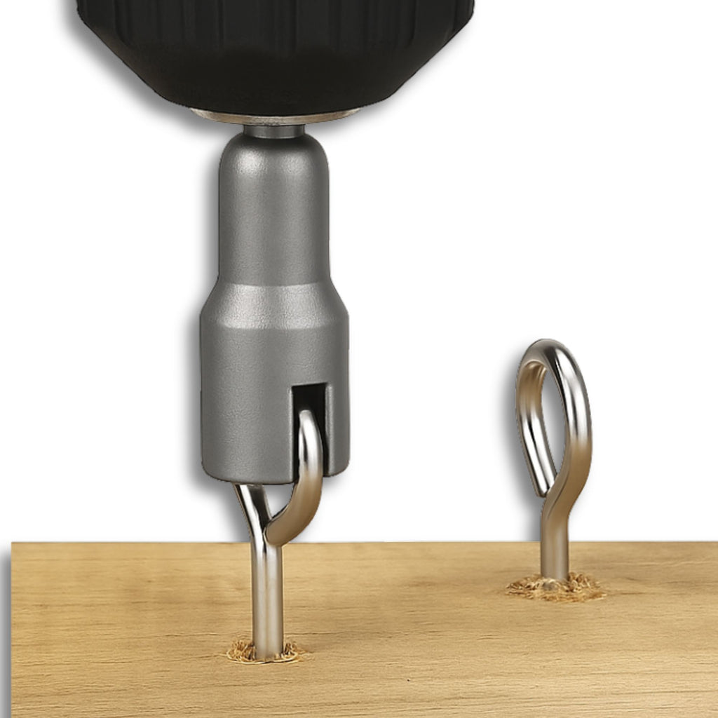 Universele Oogbout-Schroefadapter voor Boormachine – Snel en Moeiteloos Oogschroeven Indraaien | Heavy-Duty Bit Adapter