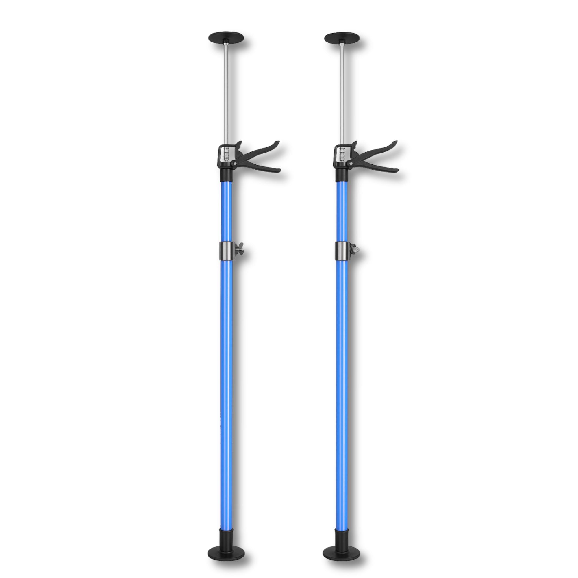2-delige Telescopische Plafondsteun – Verstelbaar 115-290 cm – 50 kg Draagkracht – Ideaal voor Gyproc, Schilderwerk & Montage